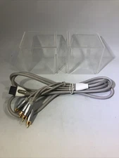 Rocketfish PS2 Gold Plated RCA Component Cable Thick Threaded #ML