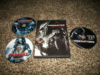 PREDATOR, PREDATOR 2, PREDATORS TRIPLE FEATURE 3 DVD SET! FREE FAST SHIPPING!