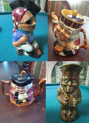 Shorter & Son Staffordshire Toby Character Jug Pitcher Teapot Pick 1 