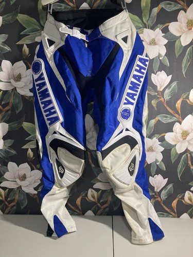 Fox Racing Yamaha Team Issue 360 Motocross Pants Mens 32 Blue White