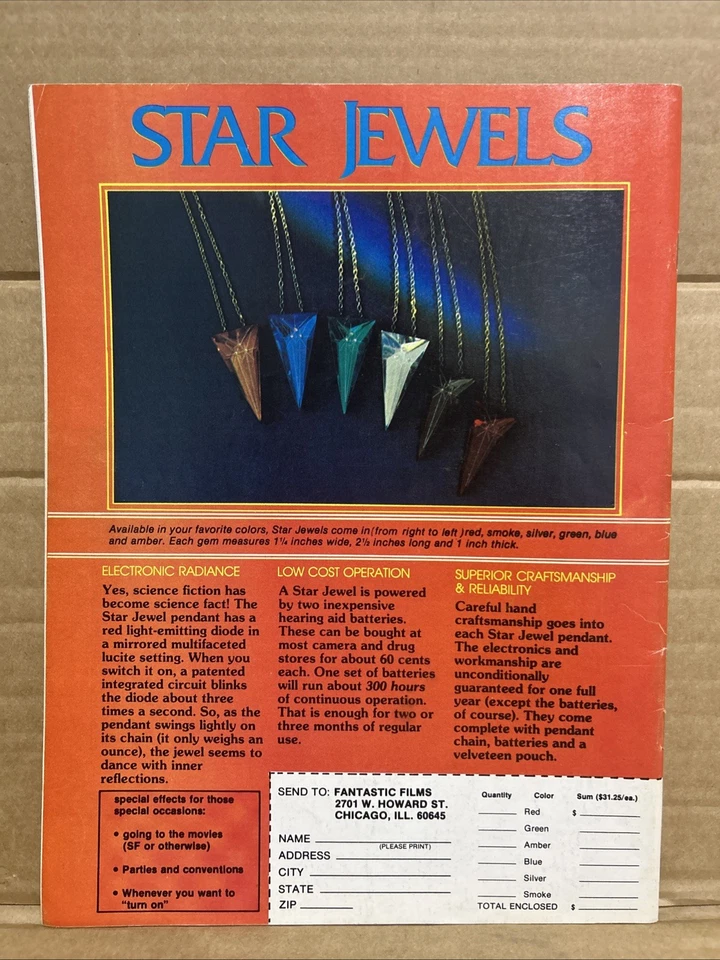 1979 #2 - Fantastic Films Magazine - Alien - Ridley Scott Interviewed - Image 2 of 4