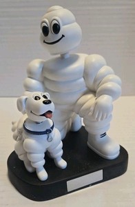 2004 MNA Michelin Tires Michelin Man & Dog Won't Fetch Bobblehead NO BOX