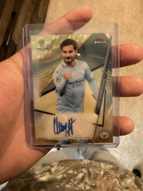 2020-21 Topps Finest Champions League - 1/1 Finest Autographs Ilkay Gundogan