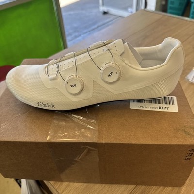 fizik Lyra Road Shoes (White/White) Side 10. 3/4