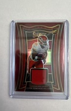 2020 Panini Select - Rookie Swatches Clyde Edwards-Helaire #RS-CEH Red Prizm...