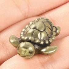 Sculpture de tortue de figurine en laiton pour la voiture Micro Landscaping