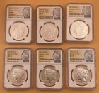 2023 2024 2025 MORGAN AND PEACE SILVER DOLLARS NGC MS70 FIRST DAY OF ISSUE
