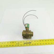 Asco 8210D4 Red Hat 120V Air Water Gas Solenoid Valve 1" NPT Ports 5-100PSI