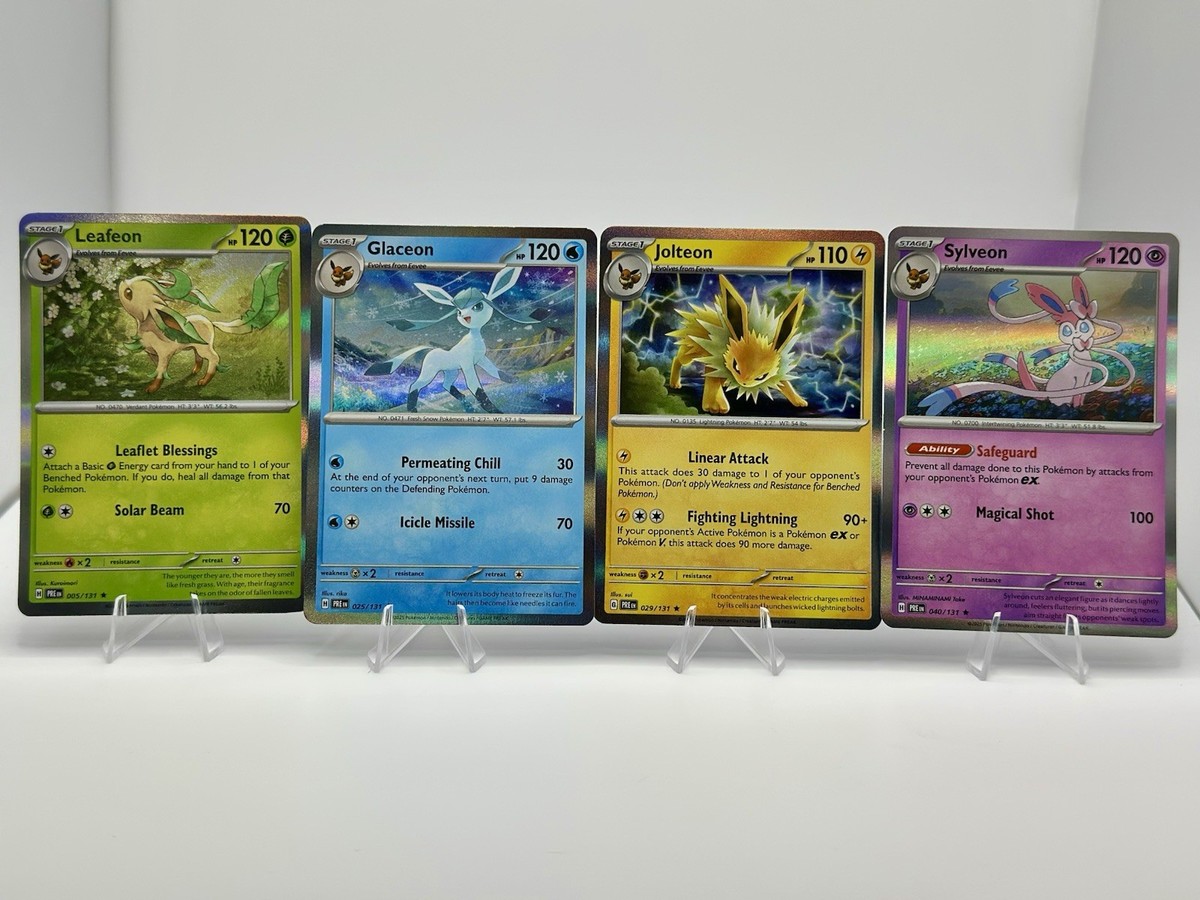 ポケモン - Eeveelution SAR 9枚 Prismatic Evolutions Pokemon EEVEE PRISMATIC EVOLUTIONS Complete 9 Card NM