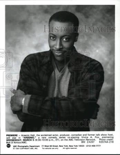 1997 Press Photo Actor & comedian Arsenio Hall stars on "Arsenio" - pip16551