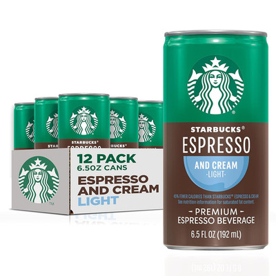 Ready to Drink Coffee, Espresso & Cream Light , 6.5Oz Cans (12 Pack) (Packaging
