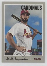 2019 Topps Heritage French Text OPC Back Matt Carpenter #438 0t2