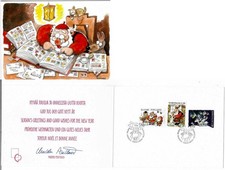 Finland 1996 Christmas, Santa & Stamps Official First Day Cover / Card