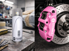 BARBIE PINK BRAKE CALIPER PAINT HIGH TEMPERATURE AEROSOL SPRAY GLOSS STEMMA®