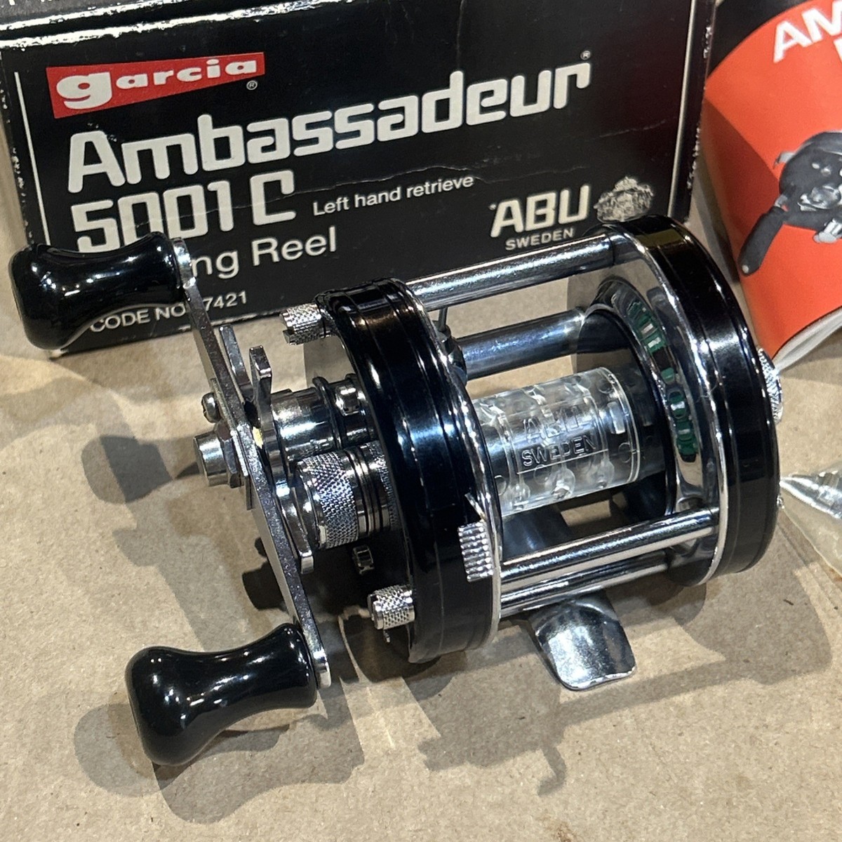 Abu Garcia アブガルシア 5001C Left Hand Rare Abu Garcia