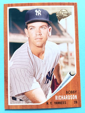 2004 TOPPS FAN FAVORITES BOBBY RICHARDSON #148 1962 TOPPS STLYE REPRINT YANKEES