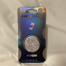 Popsockets Pop Grip Luxe ACETATE PEARL WHITE 801128