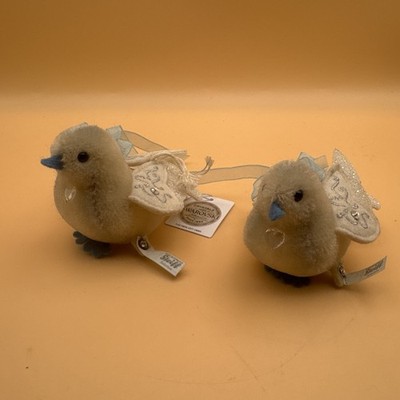 Steiff Animal 034107 Dove Set Wedding 7cm. Excellent Condition