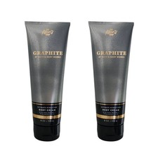 2 NEW Bath  Body Works Men's GRAPHITE Ultimate Hydration Body Cream 8 oz