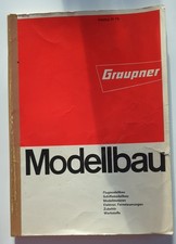 RARITÄT - alter Modellbau-Katalog von GRAUPNER von 1968 (21FS)