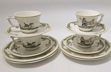 4 Hochwertige Kaffeetassen Villeroy & Boch Country Kaffeegedeck Teetassen