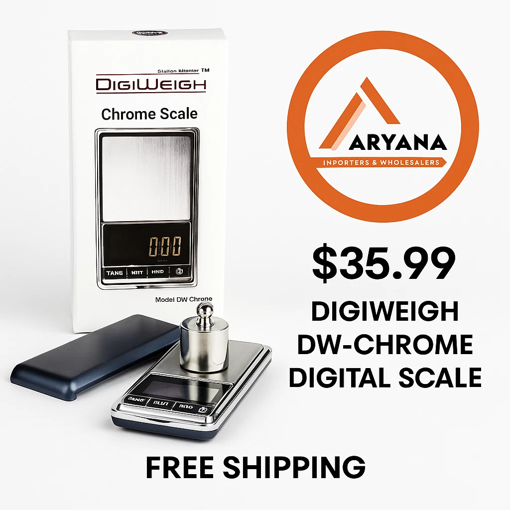 DIGITAL SCALE DIGIWEIGH DW-CHROM | 100G x 0.01G | 2CT – ONLY $35.99