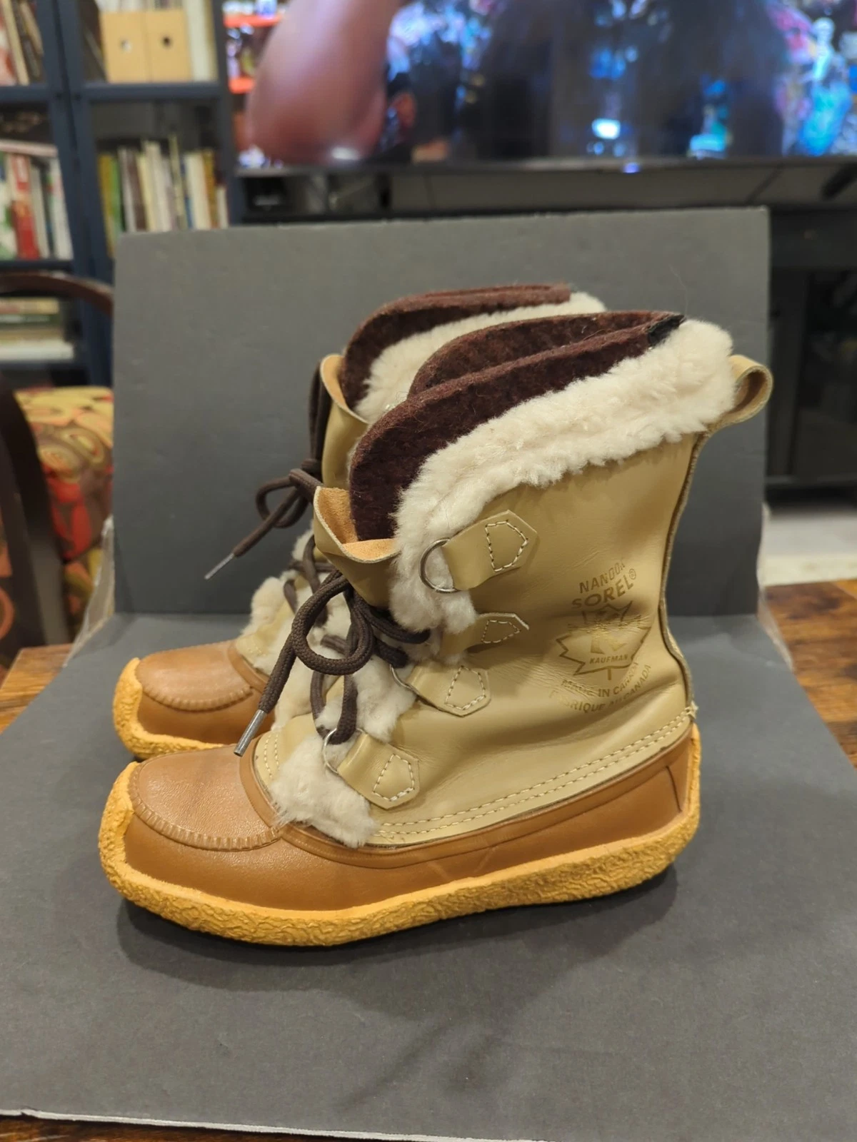 sorel wool made in canada shoes