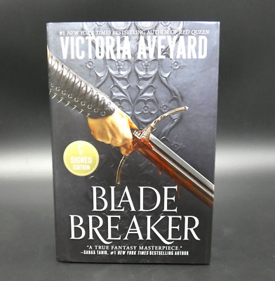 Blade Breaker Victoria Aveyard Signed Hardback 1st Edition Art Francesca Baraldi