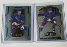 Lot 2020-21 UD Allure Blue SSP Rookie + Base **RARE** Alexis Lafreniere