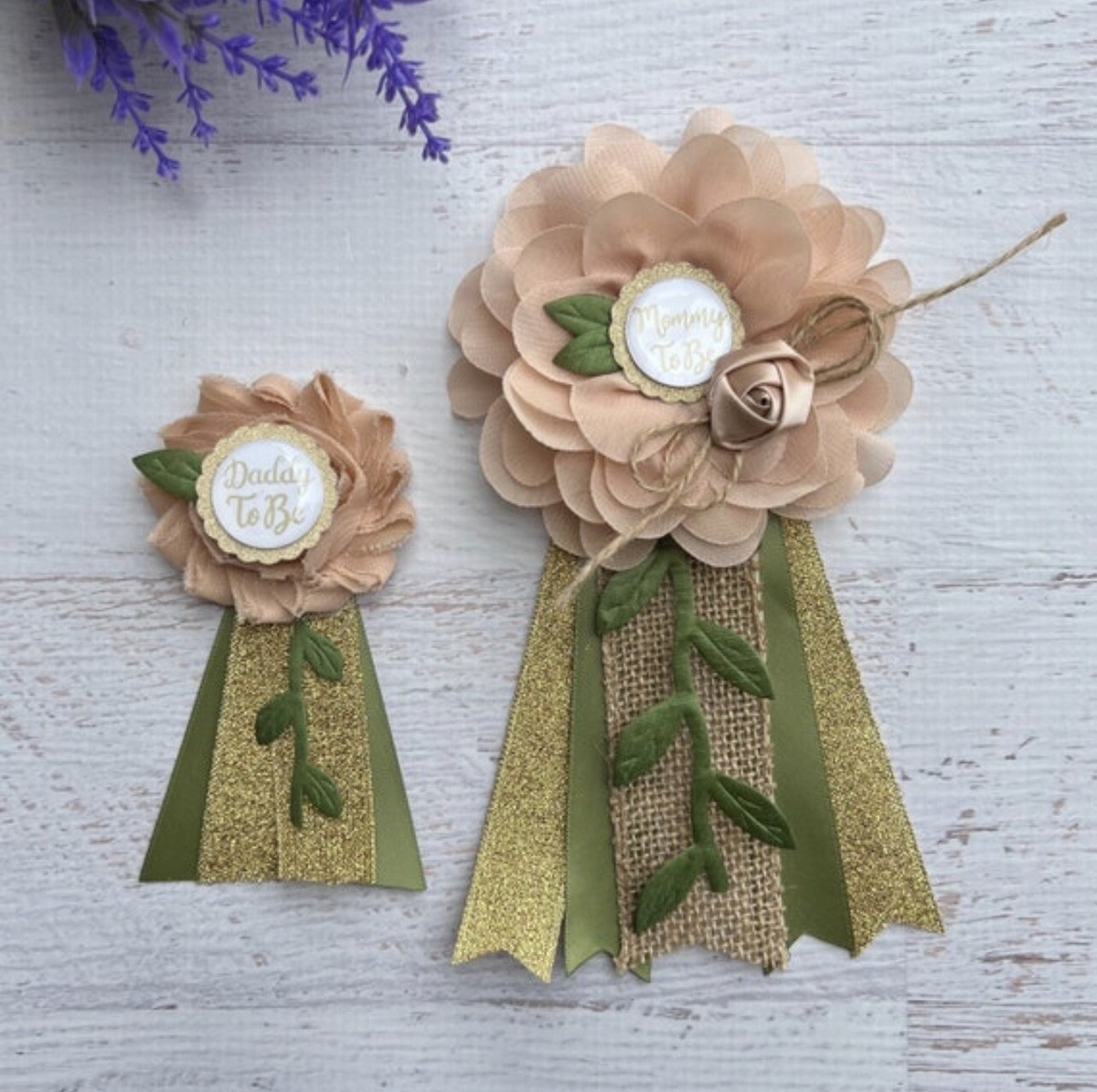 Baby shower corsage’s set 388 Corsage Baby Shower - Etsy main image 4