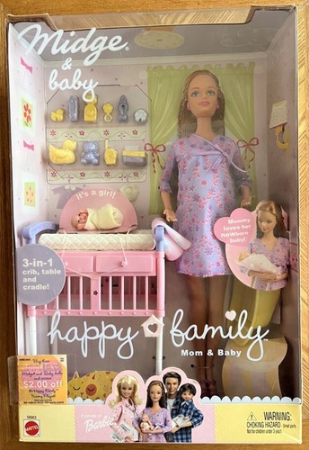 Barbie Midge Happy Family - Grávida - Midge & Baby 2002