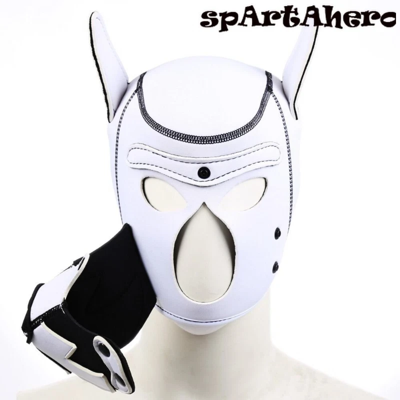 Accesorios para disfraces Cachorro Juego Capucha Máscara Esclavo Mascota Juego de rol Fiesta Cachorro Máscara Foto 4 de 4
