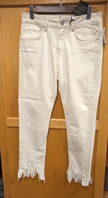 Mavi Jeans Tess High Rise, Skinny  Jeans Distressed Ragged Tag 27x27 Actua 28x25