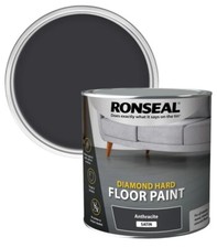 Diamond Hard Floor Paint Tough Durable Satin Finish Quick Drying Wood Concrete