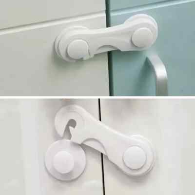 1/5/10x Baby Sicherheit Kind Kindersicherung Beweis Schrank Schublade Kühlschrank Haustier Tür