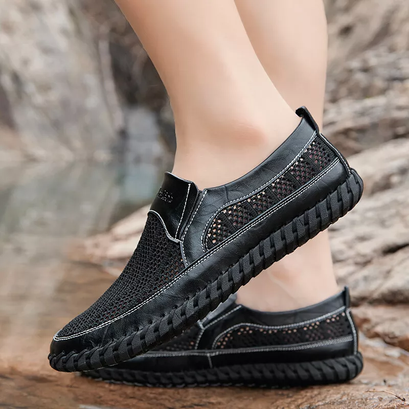 Gør alt med min kraft Ikke moderigtigt onsdag Mens Slip On Loafers Pumps Mesh Breathable Soft Walking Flats Driving Shoes  NEW | eBay