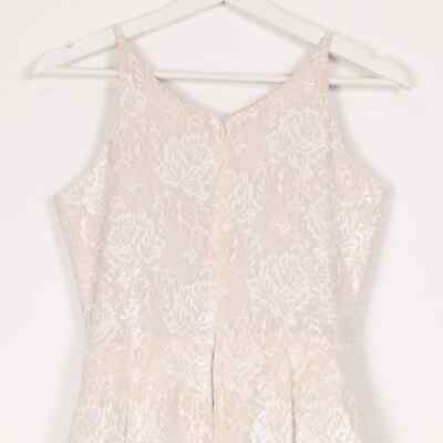 open lace back dress Dress The Population Nicole Dress - Red