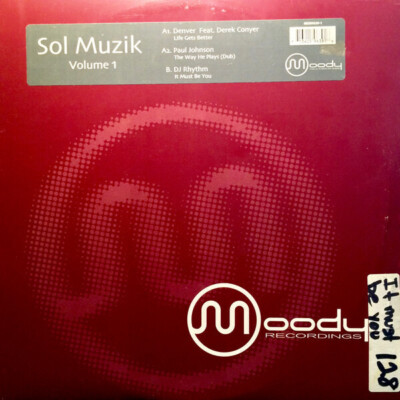 DJ Rhythm Sol Muzik Volume 1 Vinyl Single 12inch Moody Recordings