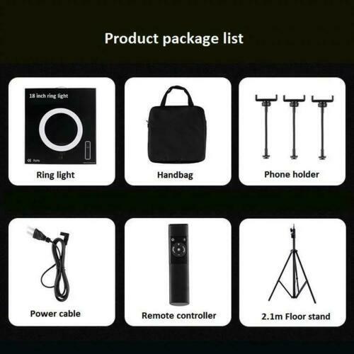 HQ 18 Inch SMD LED Ring Lighting Dimmable studio Live For Photo