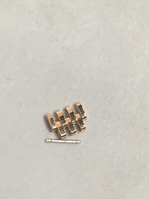 NEW MICHELE DECO Mini Deco , MINI CSX Rose Gold WATCH BAND LINKS 12 MM