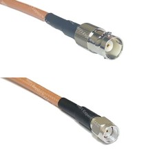 RG142 BNC FEMALE to RP-SMA MALE Coaxial RF Cable USA-Ship Lot