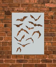 Halloween Bats Set 2 Stencil