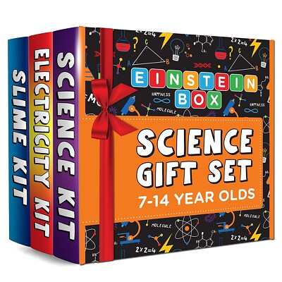 Einstein Box Science Electricity Slime Kit Geschenkset 3 in 1 für Kinder von ...
