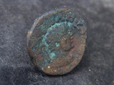 Ancient Bronze Coin Bactrian 100 BC #Ik642