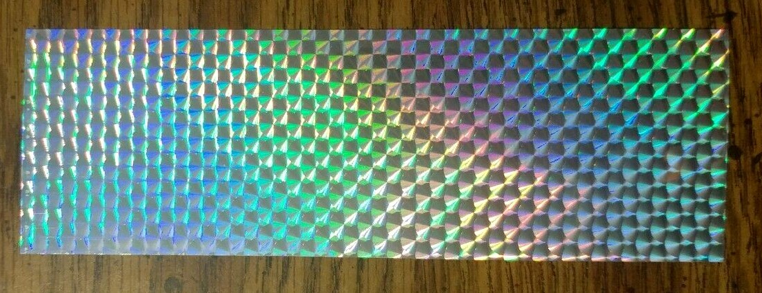 Ruban Adhésif Holographique Pour Leurres - 3 Bandes Or Écailles 2" X 6", Imperméable