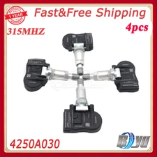 4x Tire Pressure Sensor TPMS 4250A030 For 2010-2017 Mitsubishi Lancer Outlander