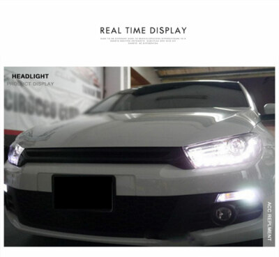 HID Headlight Assembly For VW Scirocco 2011-2015 LED DRL