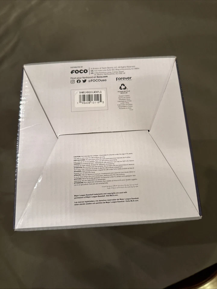 Lou Gehrig New York Yankees Hombre Más Afortunado Discurso Sonido Cabeza Grande Bobble FOCO NUEVO Foto 3 de 4