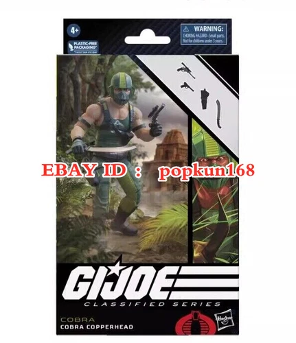 New G.I.JOE 72 Cobra Copperhead Classified Series Hasbro Action Figure Kids Toys