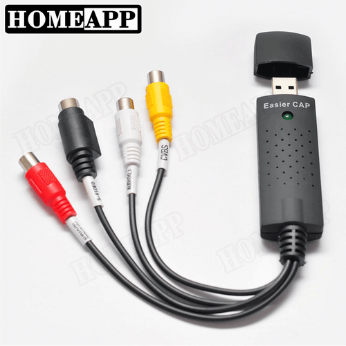 Easy Cap VHS To DVD Audio Video Converter Capture Card USB 2.0 Adapter Win10 - Bild 2 von 8